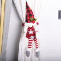 Christmas Decorative Felt Doll Curtain Buckle Curtain Holding Amazon Long Leg Faceless Doll Christmas Supplies